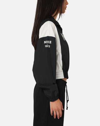 Nike Women's Sportswear Classic Woven Lightweight 1/4-Zip Jacket Black/Black/Sail