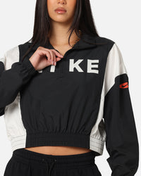 Nike Women's Sportswear Classic Woven Lightweight 1/4-Zip Jacket Black/Black/Sail