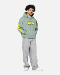 73Studio Marvel Fantastic Four Doctor Doom Villain Hoodie Washed Green