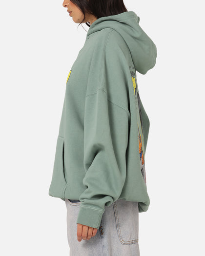 73Studio Marvel Fantastic Four Doctor Doom Villain Hoodie Washed Green