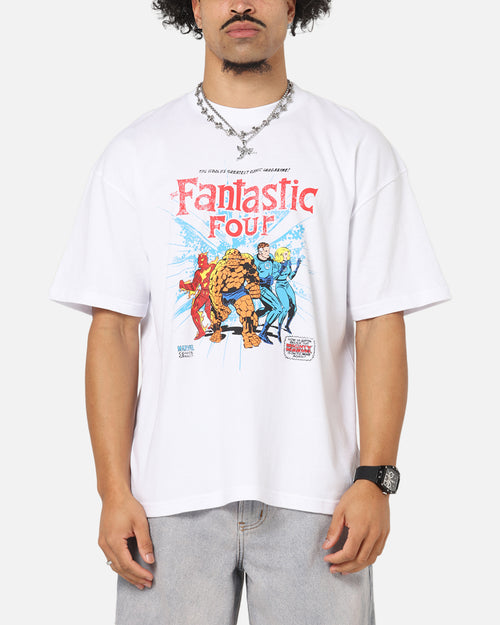 73Studio Marvel Fantastic Four Group T-Shirt White