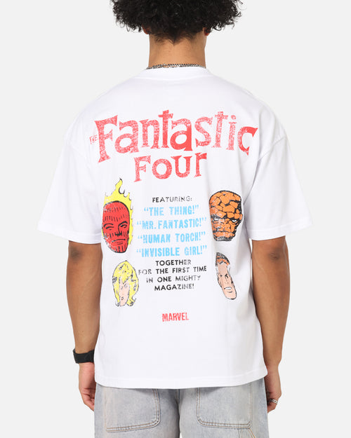 73Studio Marvel Fantastic Four Group T-Shirt White