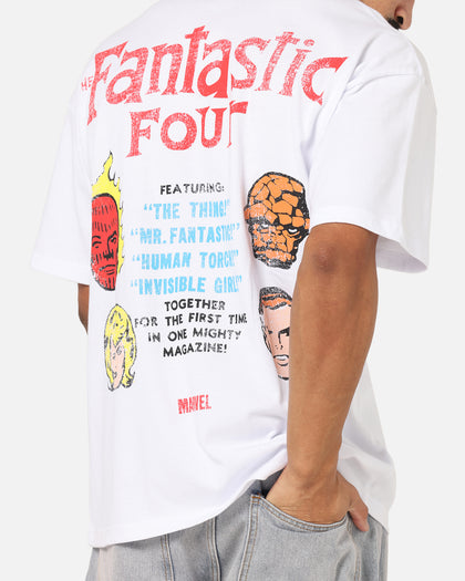 73Studio Marvel Fantastic Four Group T-Shirt White