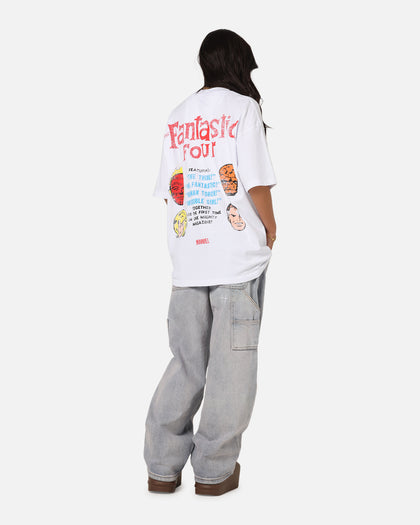 73Studio Marvel Fantastic Four Group T-Shirt White