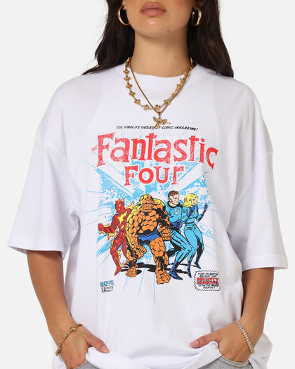 73Studio Marvel Fantastic Four Group T-Shirt White