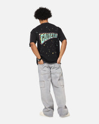 73Studio Marvel Fantastic Four Galactus Universe T-Shirt Black Acidwash