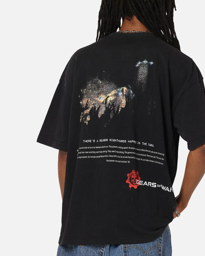 73Studio X Gears Of War '06 Mad World Vintage T-Shirt Black Acidwash