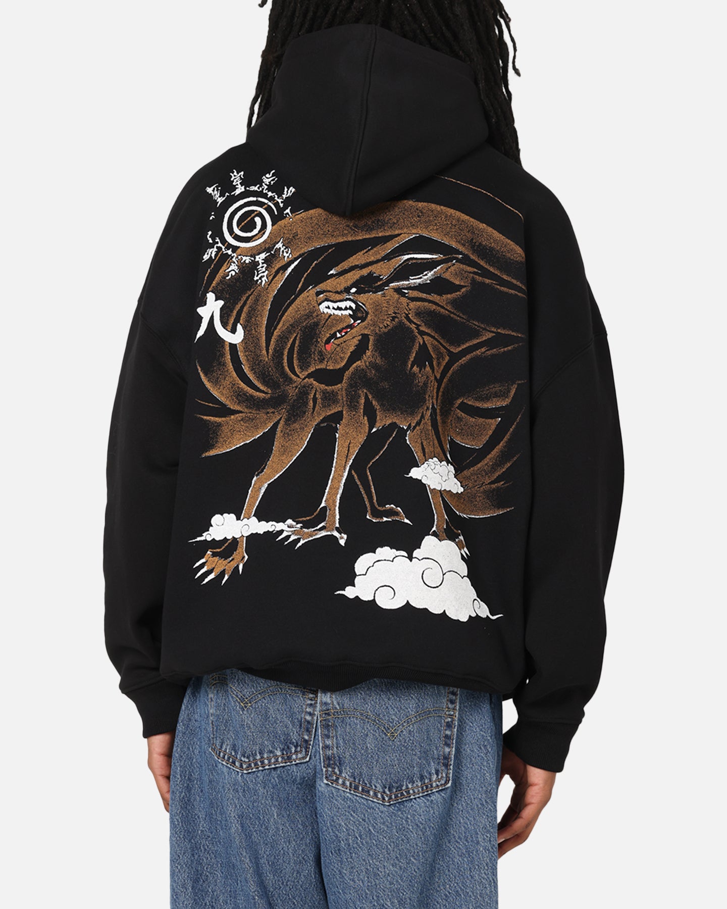 73Studio X Naruto Shippuden Kurama Premium Hoodie Black | Culture