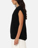 XXIII Open Knit Vest Black