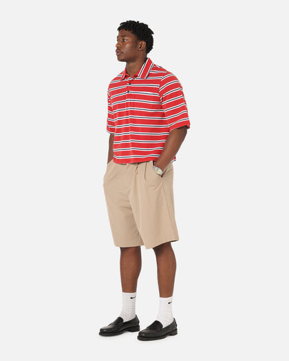 XXIII Striped Polo T-Shirt Red Stripe