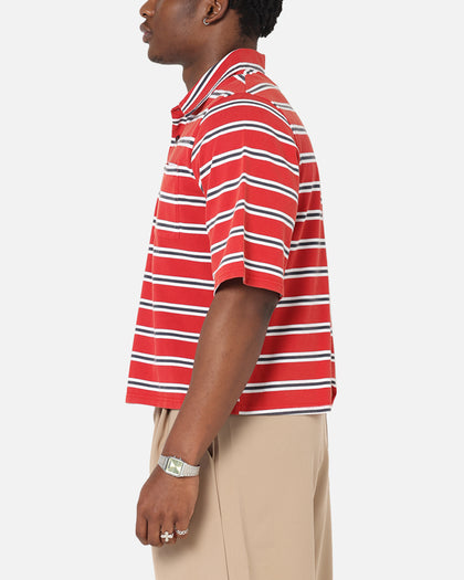 XXIII Striped Polo T-Shirt Red Stripe