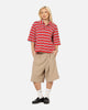 XXIII Striped Polo T-Shirt Red Stripe