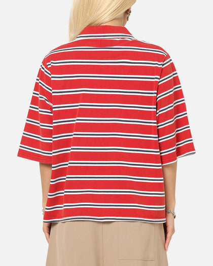 XXIII Striped Polo T-Shirt Red Stripe