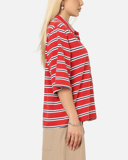 XXIII Striped Polo T-Shirt Red Stripe