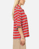 XXIII Striped Polo T-Shirt Red Stripe