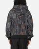 Adidas Camo Zip Up Hoodie Black