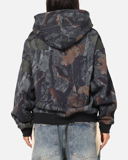 Adidas Camo Zip Up Hoodie Black