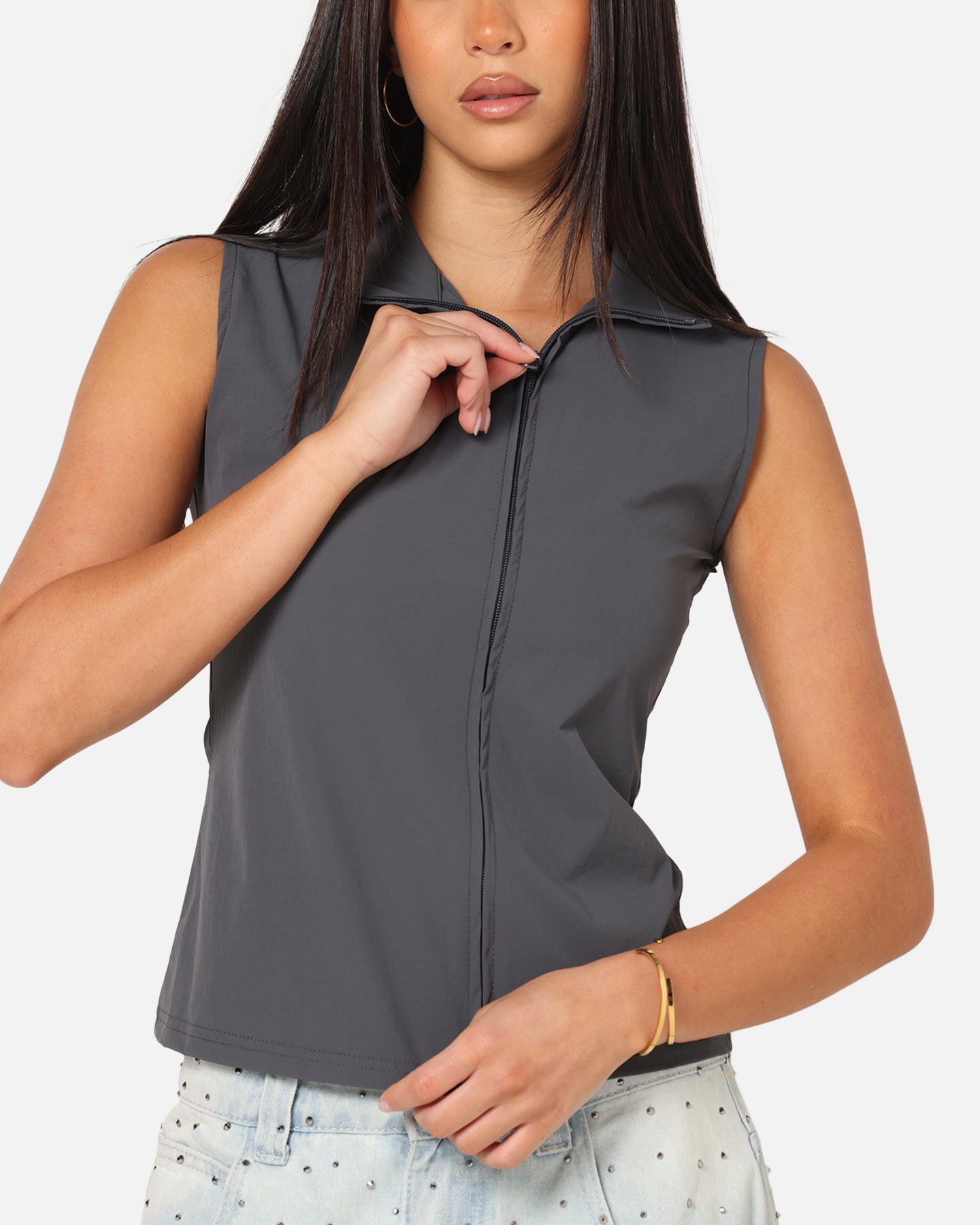 トップス zip asymmetric tops THEREDTHREAD Asymmetrical Tops: Shop Designer Fashion Tops | REVOLVE