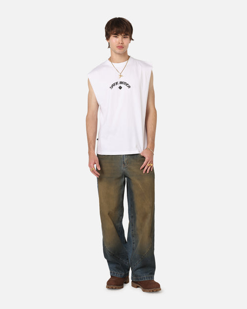 Saint Morta The Return Oversized Muscle T-Shirt White