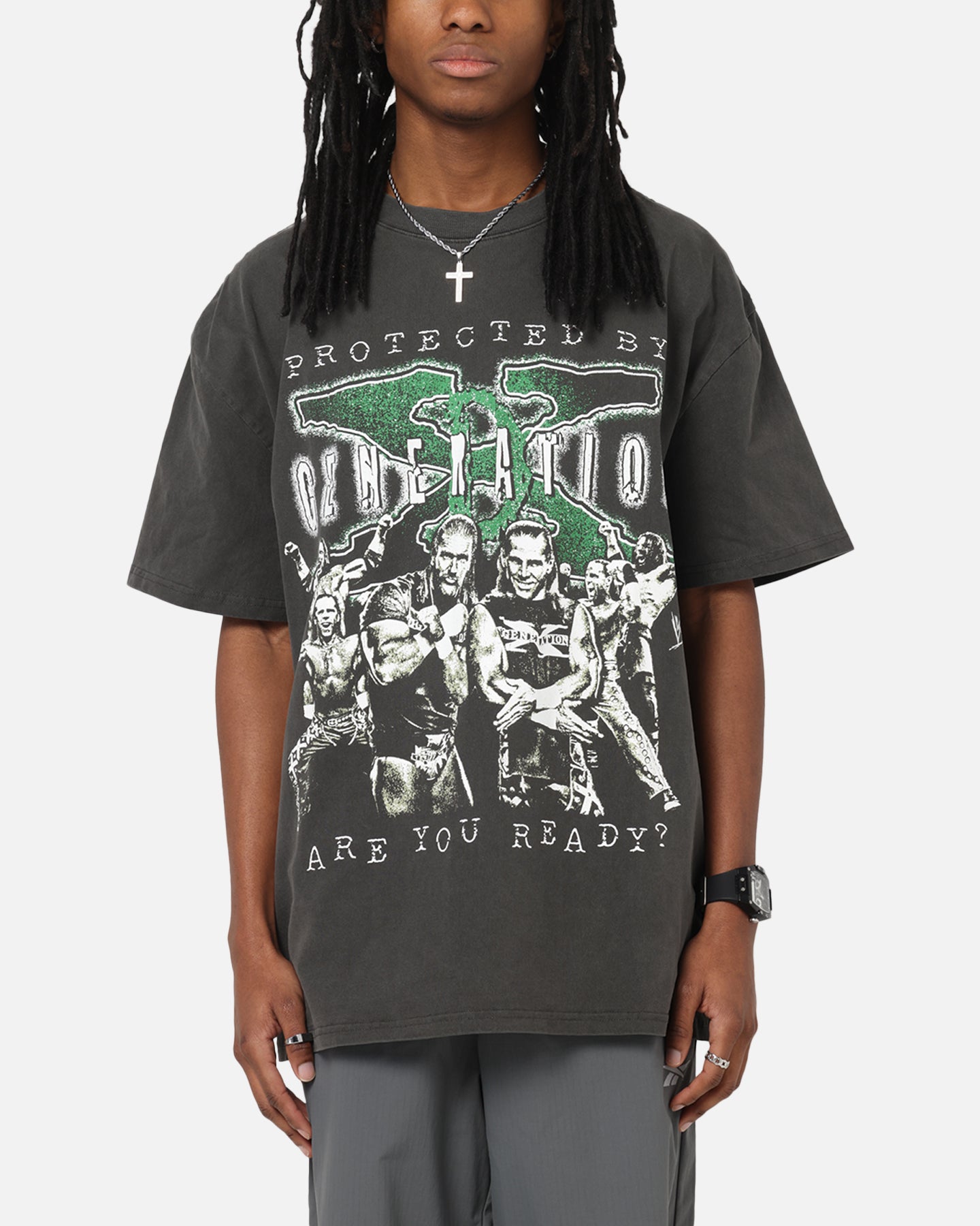 Culture Kings X WWE D-Generation X Summer Slam Heavy T-Shirt Black Was