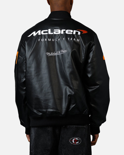 Mitchell & Ness X McLaren X Culture Kings Bomber Jacket Black
