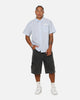 X-Large Drip Button Up Shirt Blue Stripe/White