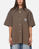 X-Large Liam Button Up Shirt Brown