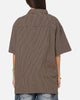 X-Large Liam Button Up Shirt Brown