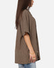 X-Large Liam Button Up Shirt Brown