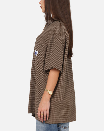 X-Large Liam Button Up Shirt Brown