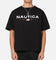 Nautica Letter Logo T-Shirt Black