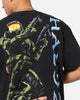 73Studio X Halo Halo 2 Vintage T-Shirt Black Acidwash
