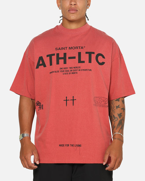 Saint Morta Athletc T-Shirt Pigment Washed