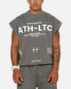 Saint Morta Athletc Cut Off Sweat T-Shirt Washed Charcoal