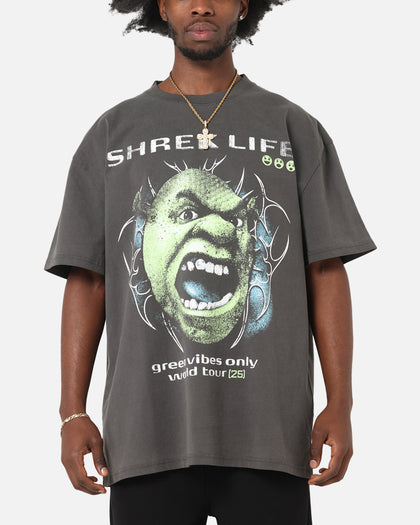 73Studio X Shrek Rave Heavy T-Shirt Black Wash