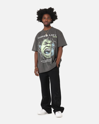 73Studio X Shrek Rave Heavy T-Shirt Black Wash