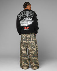 Loiter Low Rider Long Sleeve T-Shirt Black