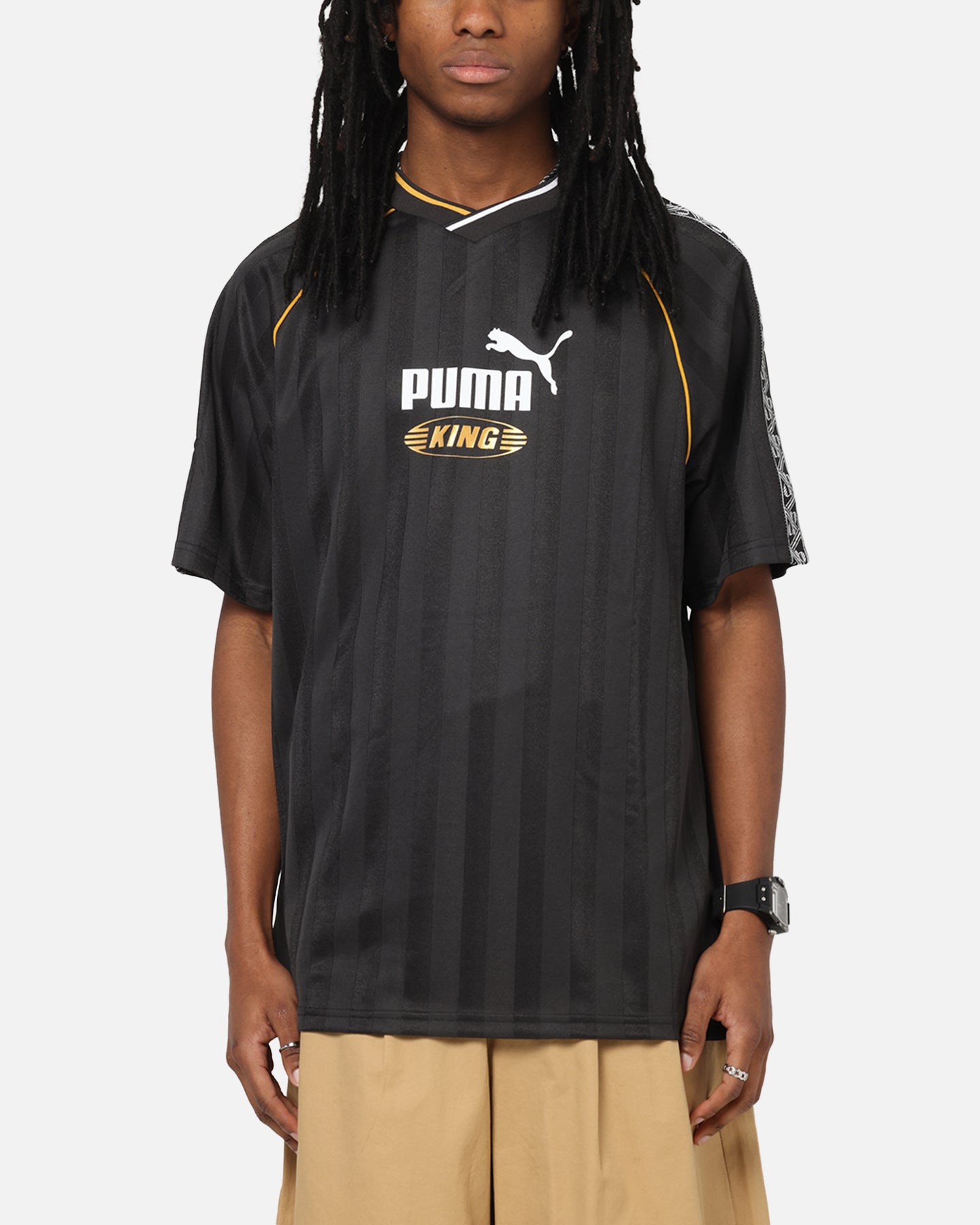 Puma King Relaxed Football Jersey Black | Culture Kings