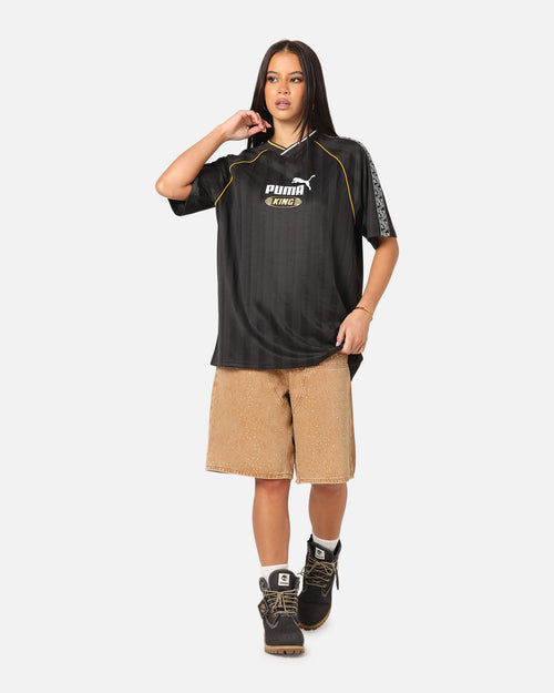 Puma King Relaxed Football Jersey Black