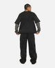 Saint Morta Crested Wing Long Sleeve Layered T-Shirt Vintage Black