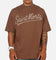 Saint Morta Pearl Script T-Shirt Washed Brown
