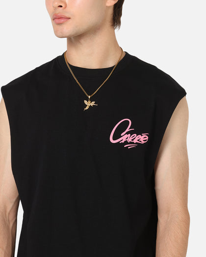 Carre Graffiti Muscle T-Shirt Black/Pink