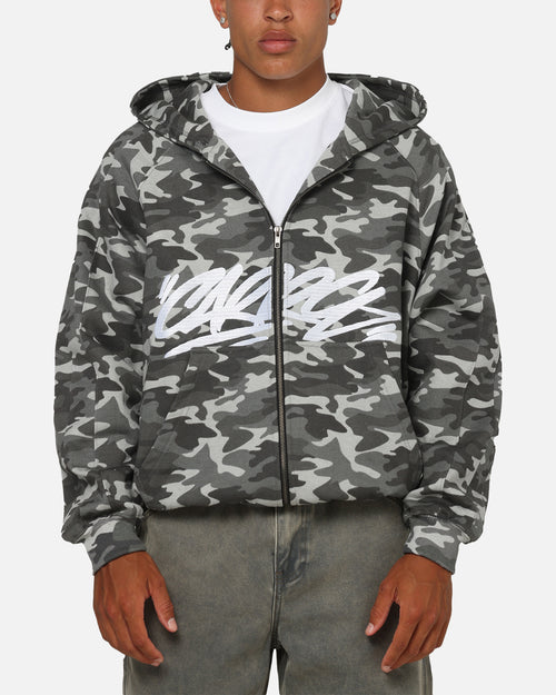 Carre Grit Hoodie Black Camo