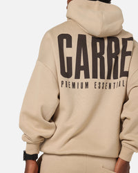 Carre Premium Essentials Hoodie Light Brown