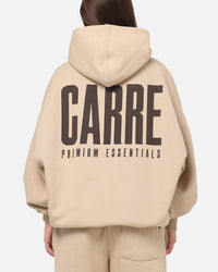 Carre Premium Essentials Hoodie Light Brown