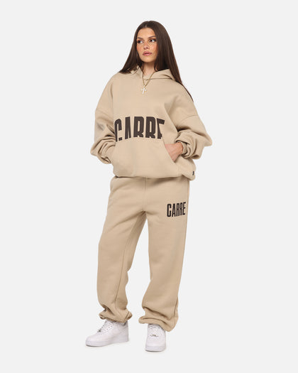 Carre Premium Essentials Hoodie Light Brown