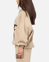 Carre Premium Essentials Hoodie Light Brown