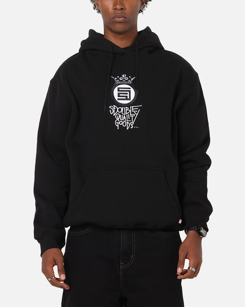 S Double Crown Dot Hoodie Black
