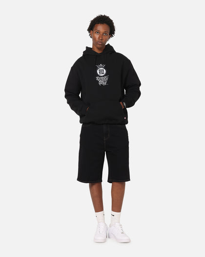 S Double Crown Dot Hoodie Black