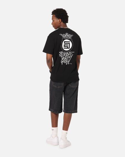 S Double Crown Dot T-Shirt Black
